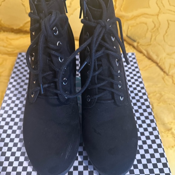 Soda Black Ankle Boots size 8 - Picture 4 of 12